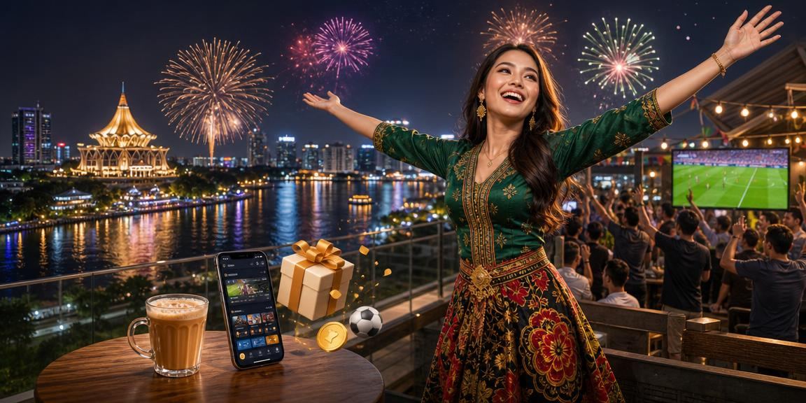 Pemain di Kuching mengakses bonus kasino mudah alih dengan telefon pintar Android